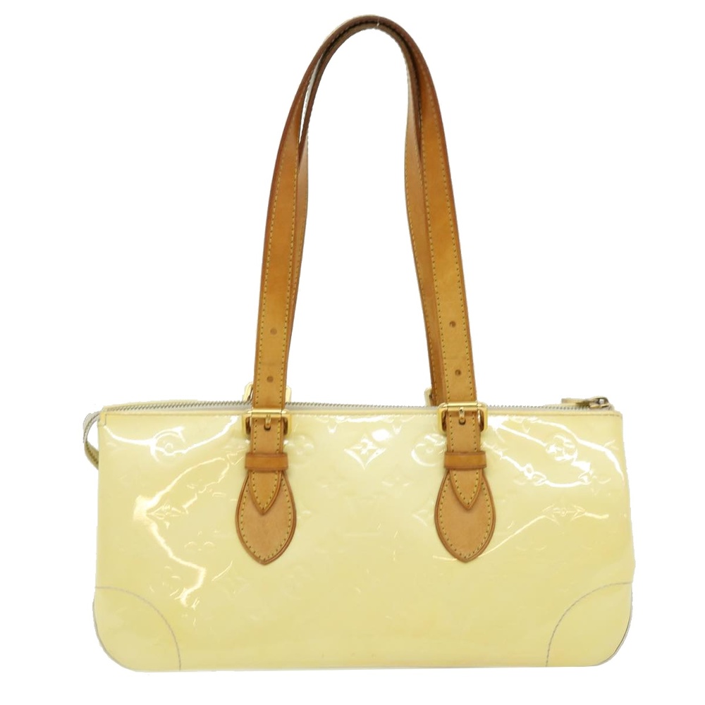 LOUIS VUITTON Monogram Vernis Rosewood Avenue Hand Bag Pearl M93507 Auth 30815 - Picture 2 of 10